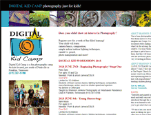 Tablet Screenshot of digitalkidcamp.com